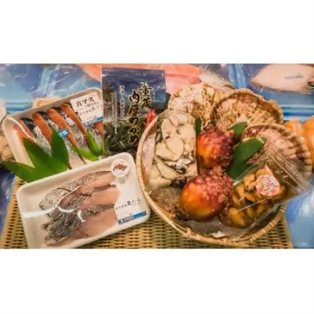 【毎月定期便】【三陸厳選】岩船商店おまかせ海産物詰め合わせセット(1)全6回【配送不可地域：離島・沖縄県・九州】【4087852】