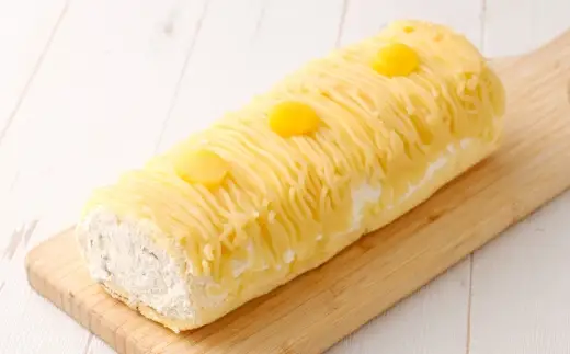 ロールケーキ （ マロン ） 約620g × 2本 洋菓子 バタークリーム 栗風味 お菓子 菓子 おかし 焼菓子 ケーキ くり クリ 栗