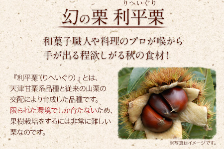【先行予約】利平栗  約2kg(3L-2Lサイズ)　《2026年9月上旬-10月上旬出荷》
