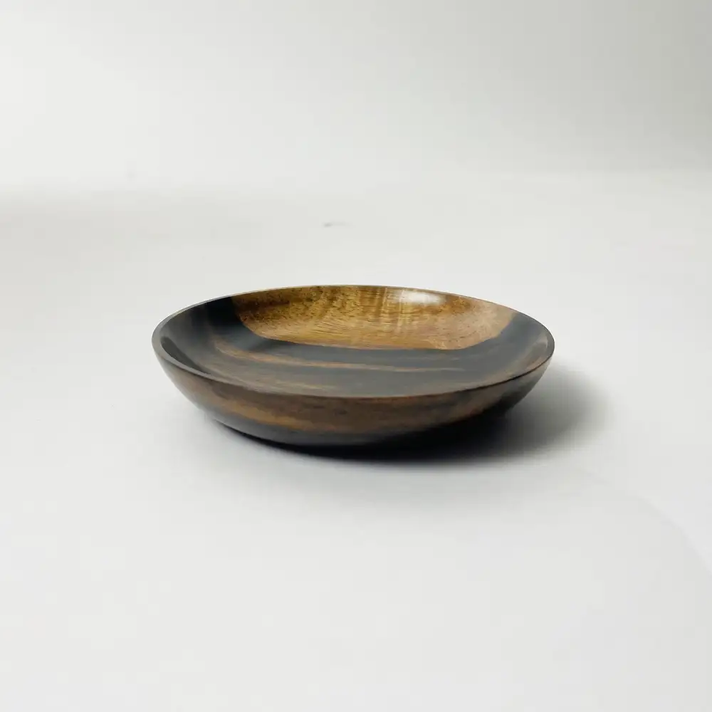 黒柿　豆皿　１枚　（9.5cm）