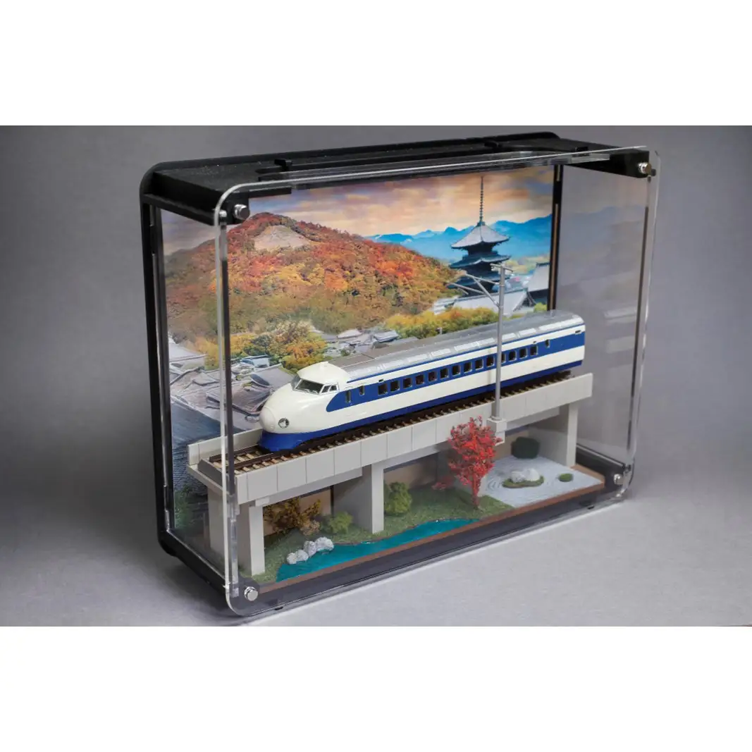 鉄道模型 走る情景(ジオラマ)シリーズ《0系新幹線》 0055-013-S07