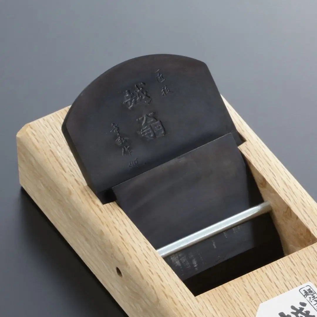 越翁 70mm（寸八）微調整付 替刃式鉋 ナシモト工業