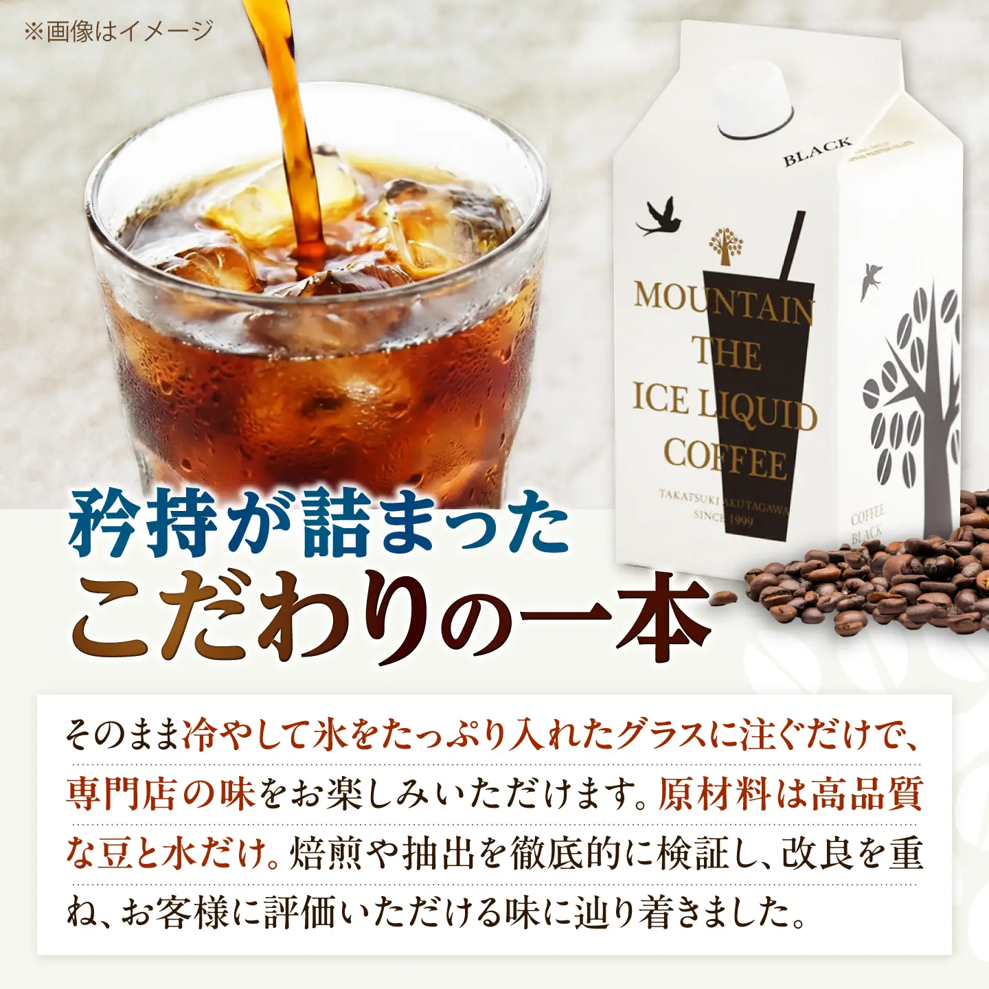 アイスコーヒー 無糖 1000ml 12本 コーヒー 珈琲 リキッドコーヒー リキッド 1L 1リットル ギフト 大阪府高槻市/自家焙煎コーヒーマウンテン[AOEL100]