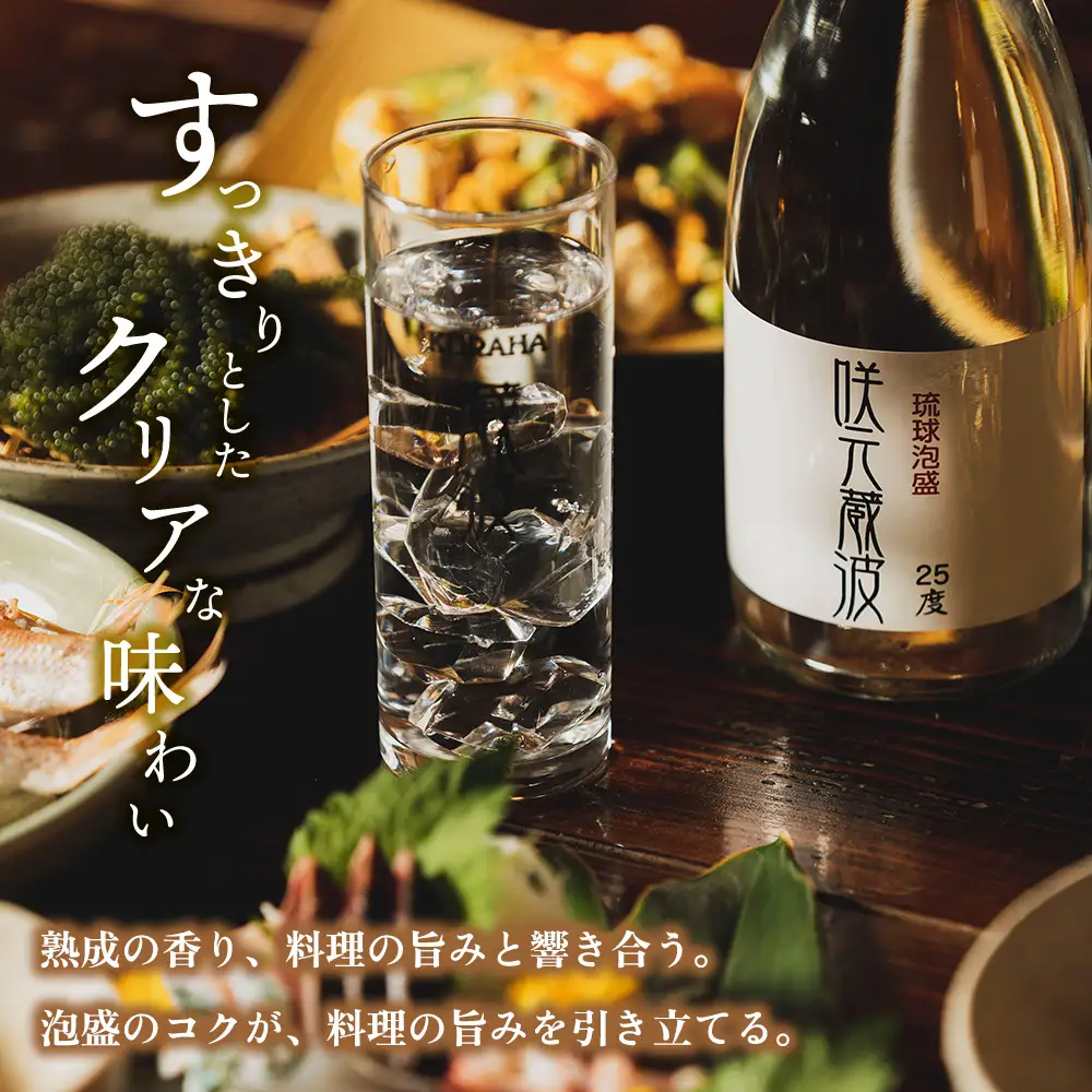 咲元酒造 咲元蔵波／SAKIMOTO KURAHA25度（1800ml×6本）セット