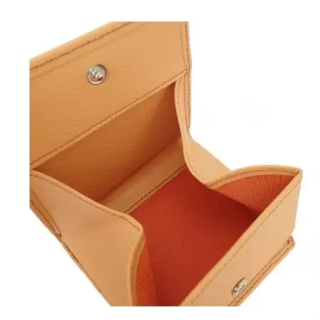【濱野皮革工藝】本革 折りたたみ財布  グレース ウォレット スペラ(シャーベットオレンジ)【1746461】