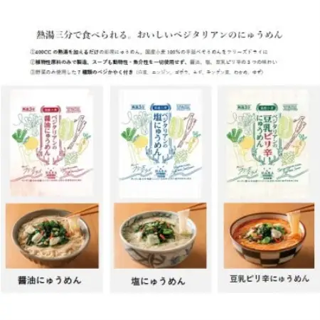 【ギフト】ベジタリアンのにゅうめん9食ギフト　VT-9【1724510】