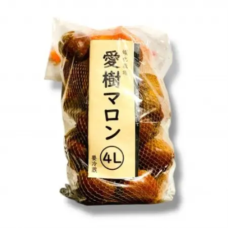 【冷蔵】生栗 愛樹マロン4L×1kg【配送不可地域：離島・沖縄県】【1745873】