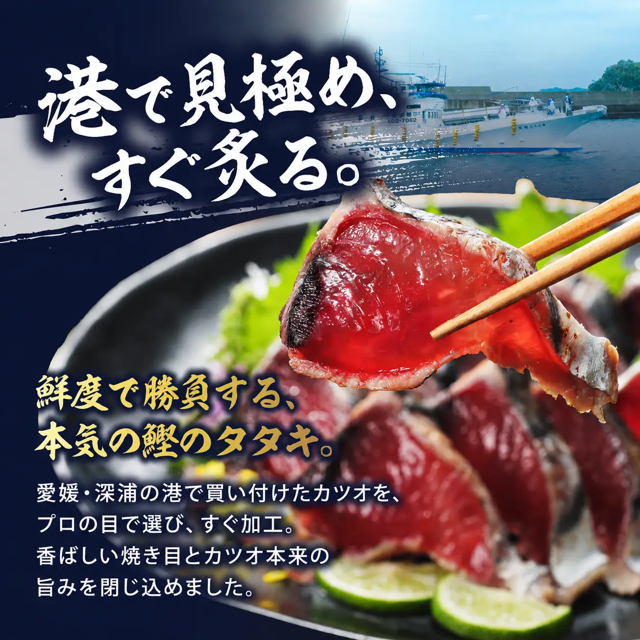 【訳あり】鰹のたたき 2.2kg  │カツオのたたき かつお たたき 海鮮 魚 刺身 魚介類 katsuo katuo 鮮魚 有限会社 ハマスイ 愛南町 鬼北町