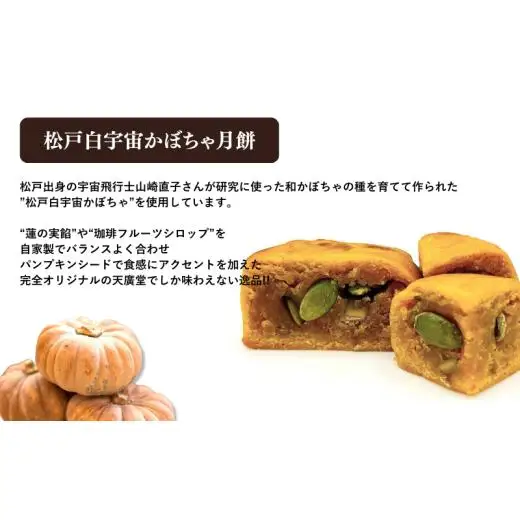 松戸白宇宙かぼちゃ月餅 10袋入り