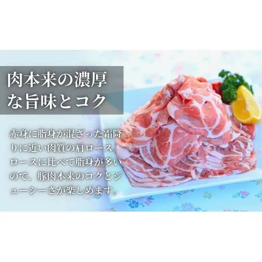 【6回定期便 総計6.0kg！真空個包装で便利】ありたぶた 肩ロース 薄切り 生姜焼き用 6ヶ月 連続 1kg（200g×5パック） 【有田まちづくり公社】佐賀県産 有田町産 ブランド豚 ありたぶた 豚 ぶた 豚肉 肩ロース肉 スライス 小分け 全6回 zh019