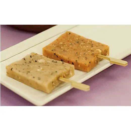 羽子板ゆべし 10本セット (みそ味・辛みそ味 各5本) 『菓子処 六味庵』 みそ 餅 和菓子 お茶菓子 山形県 南陽市 [2673]