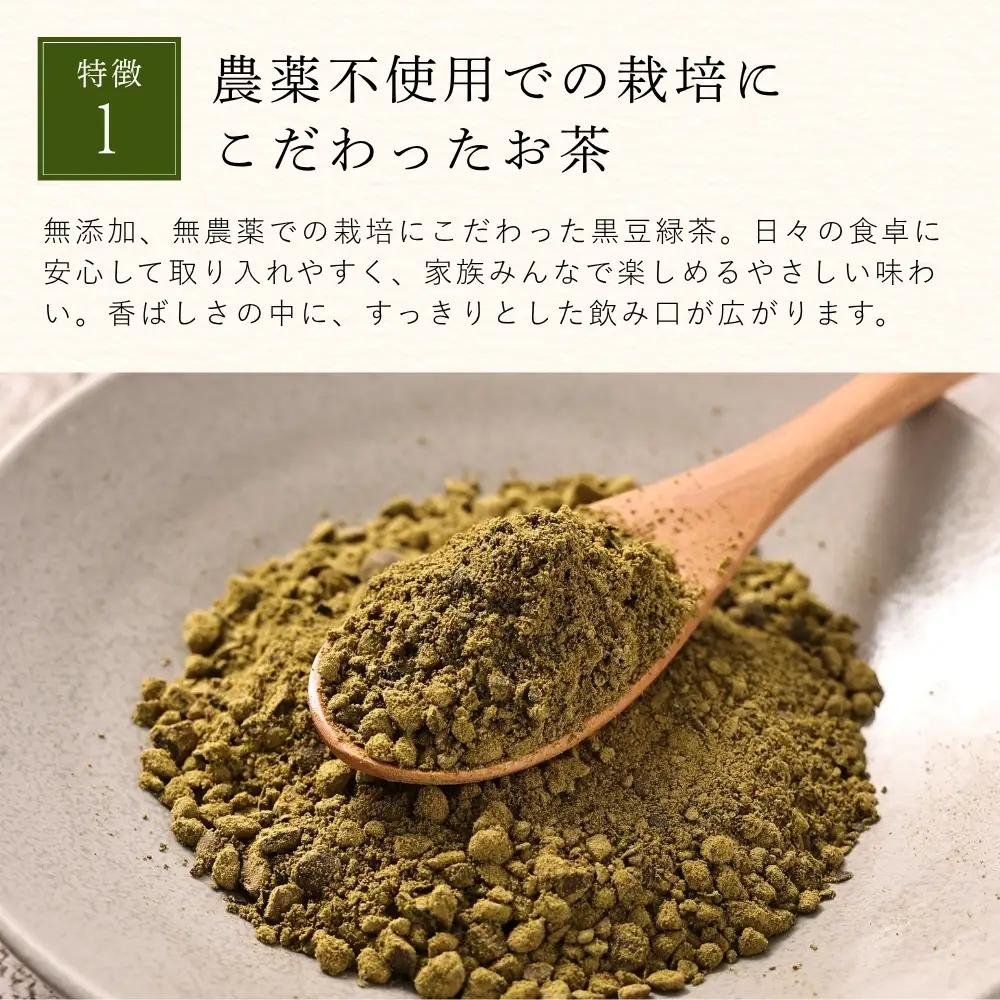 黒豆緑茶　小分け 10袋（計100パック入り） 緑茶