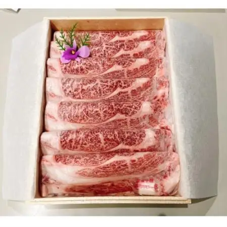 富山県産氷見牛ロースすき焼き用 計400g　牛脂付き【配送不可地域：離島】【1745089】