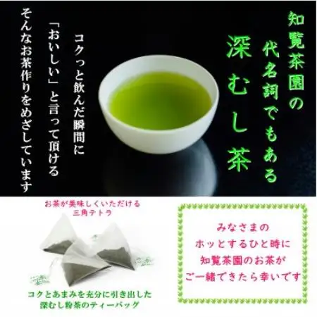 【自宅用】知覧茶園のティーバッグ 「粉茶」5袋セット【1748678】
