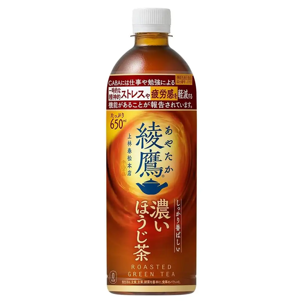 【最短5営業日着！】綾鷹 濃いほうじ茶 650ml PET×24　【04301-1062】 コカコーラ ほうじ茶 茶 お茶 ペットボトル 常備 備蓄 蔵王