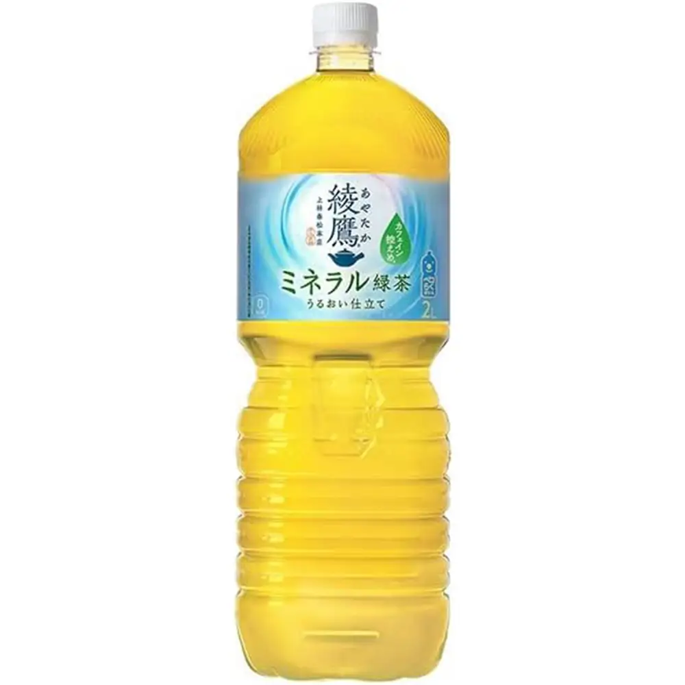 【最短5営業日着！】綾鷹 ミネラル緑茶 2L PET×6本　【04301-1066】 コカコーラ 緑茶 茶 お茶 ペットボトル 常備 備蓄 蔵王