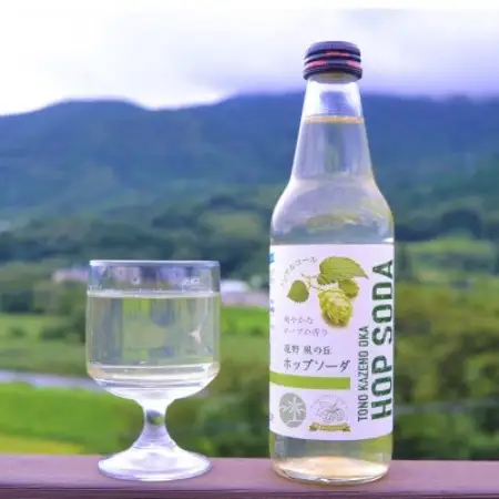 ノンアルコール 炭酸水 遠野風の丘 ホップソーダ 340ml 24本セット【1323060】
