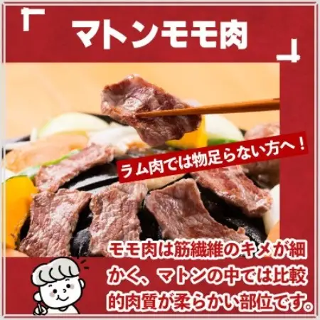 秘伝のタレ漬け 熟成 ジンギスカン マトンモモ 120g×3袋 冷凍 あんべ 安部商店【配送不可地域：離島】【1475273】