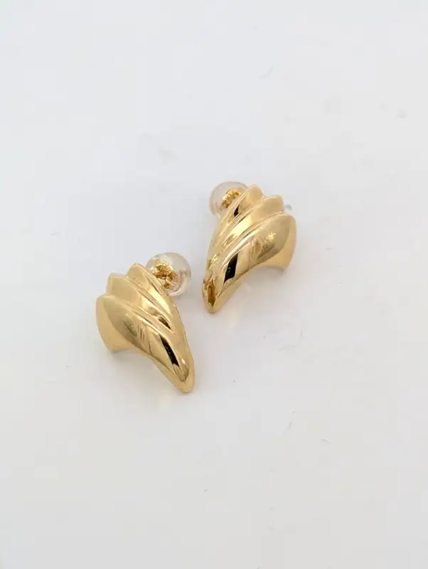 K18 イエローゴールド 地金 ピアス　SH4076