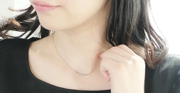 0.20ct　ダイヤモンド　ラインペンダントp0068-PG