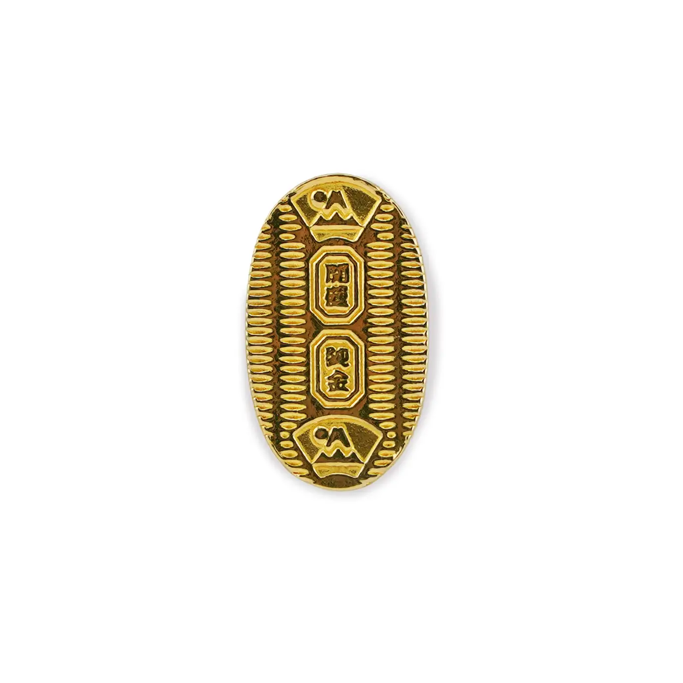 【置物】K24 純金(約2.0g)　ミニピュア(R)　約2.0g　金の小判（SH-0027）