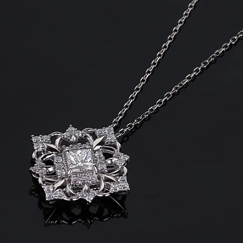 プラチナ ダイヤ トータル0.5ct 45cmペンダント PNI-316