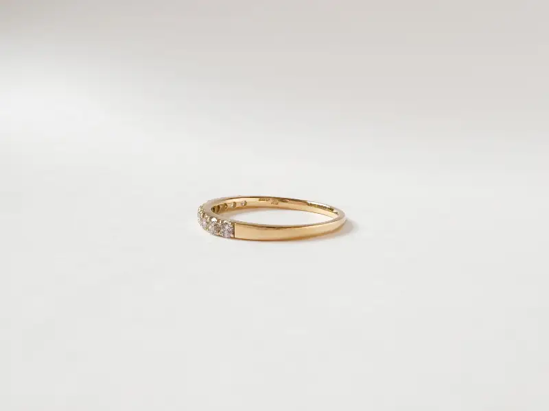 K18ダイヤモンドラインリング　0.3ct　(463454)