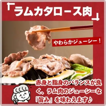 秘伝のタレ漬け 熟成 ジンギスカン ラムカタロース 120g×5袋 冷凍 あんべ 安部商店【配送不可地域：離島】【1568974】