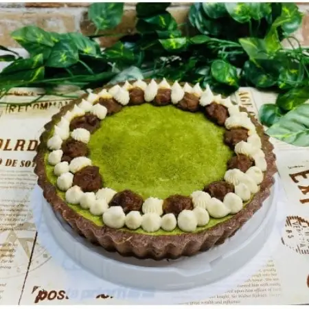 ロースイーツ ロー抹茶タルトケーキ  ホール15cm  冷凍 天使のはしご【配送不可地域：離島】【1578335】