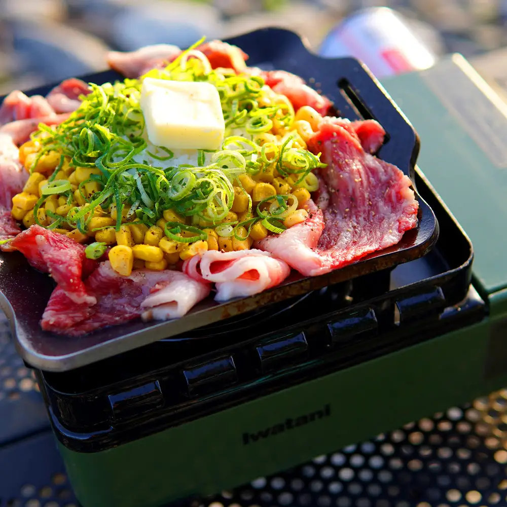1374 ZEOOR 焼肉プレート イワタニ カセットフー タフまるjr. ジュニア