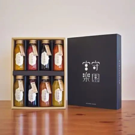 宮守楽園 ジュース 8種 合計 8本 セット 宮守川上流生産組合 遠野市【1635008】