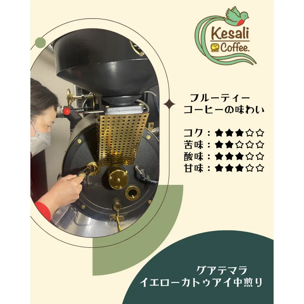 Kesali自家焙煎　中煎りコーヒー1kg豆