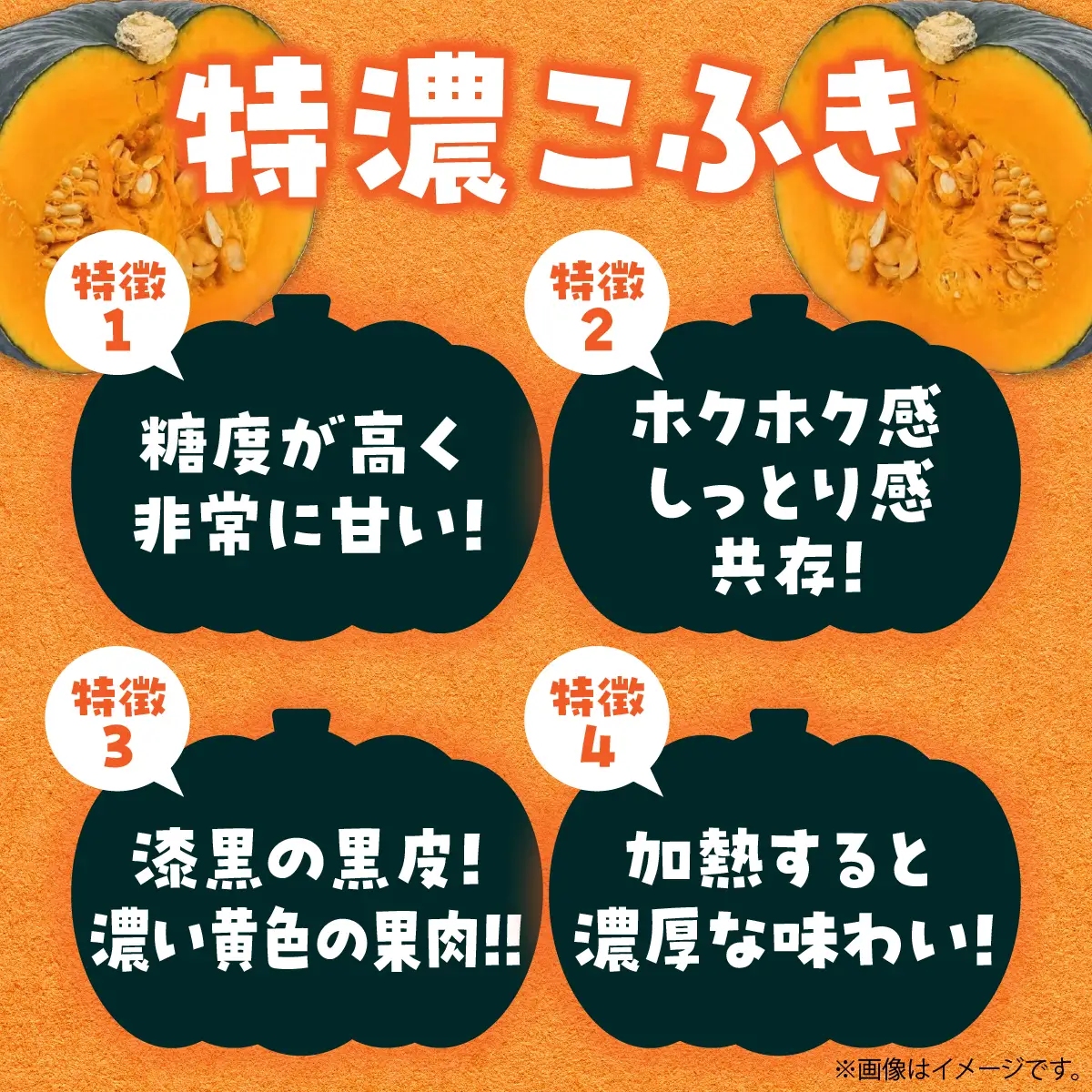 〈10月上旬よりお届け〉北海道壮瞥町産 かぼちゃ 特濃こふき5～7玉 約10㎏ SBTL019