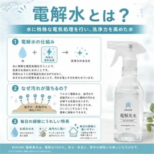 掃除のプロ使用!強アルカリ電解水の力 2Lパック【1717737】