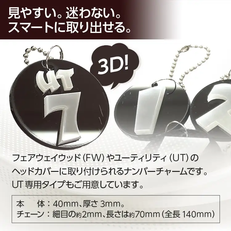 ナンバーチャーム  3Dナンバーチャーム 数字が選べる メール便（ポスト投函）  ナンバーチャーム