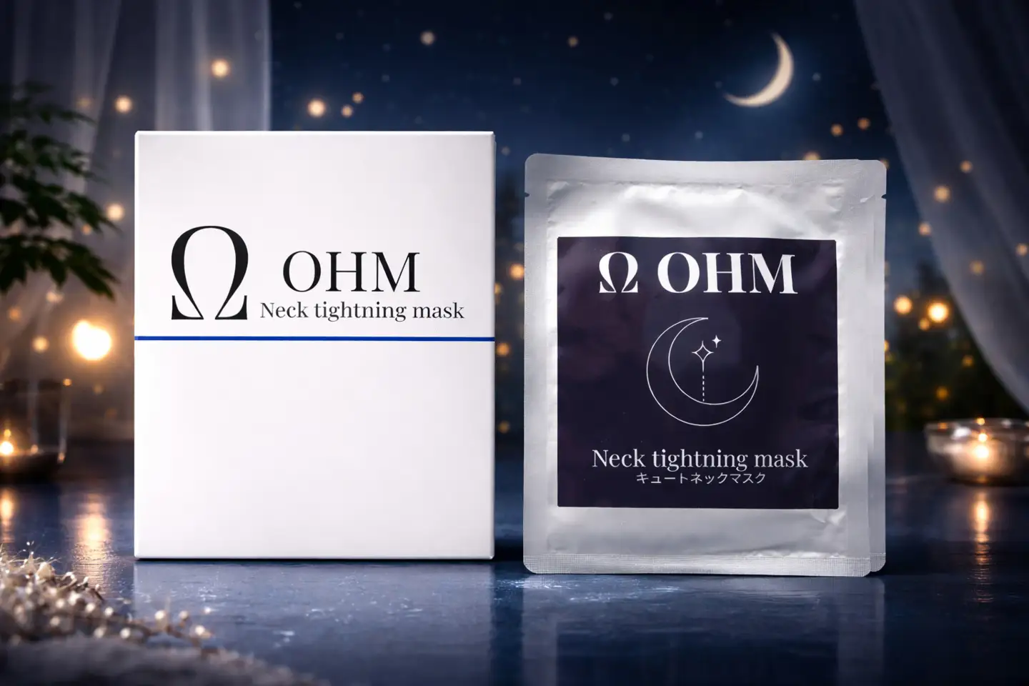 Ω OHM ネックタイトニングマスク(5枚セット） AQV0002