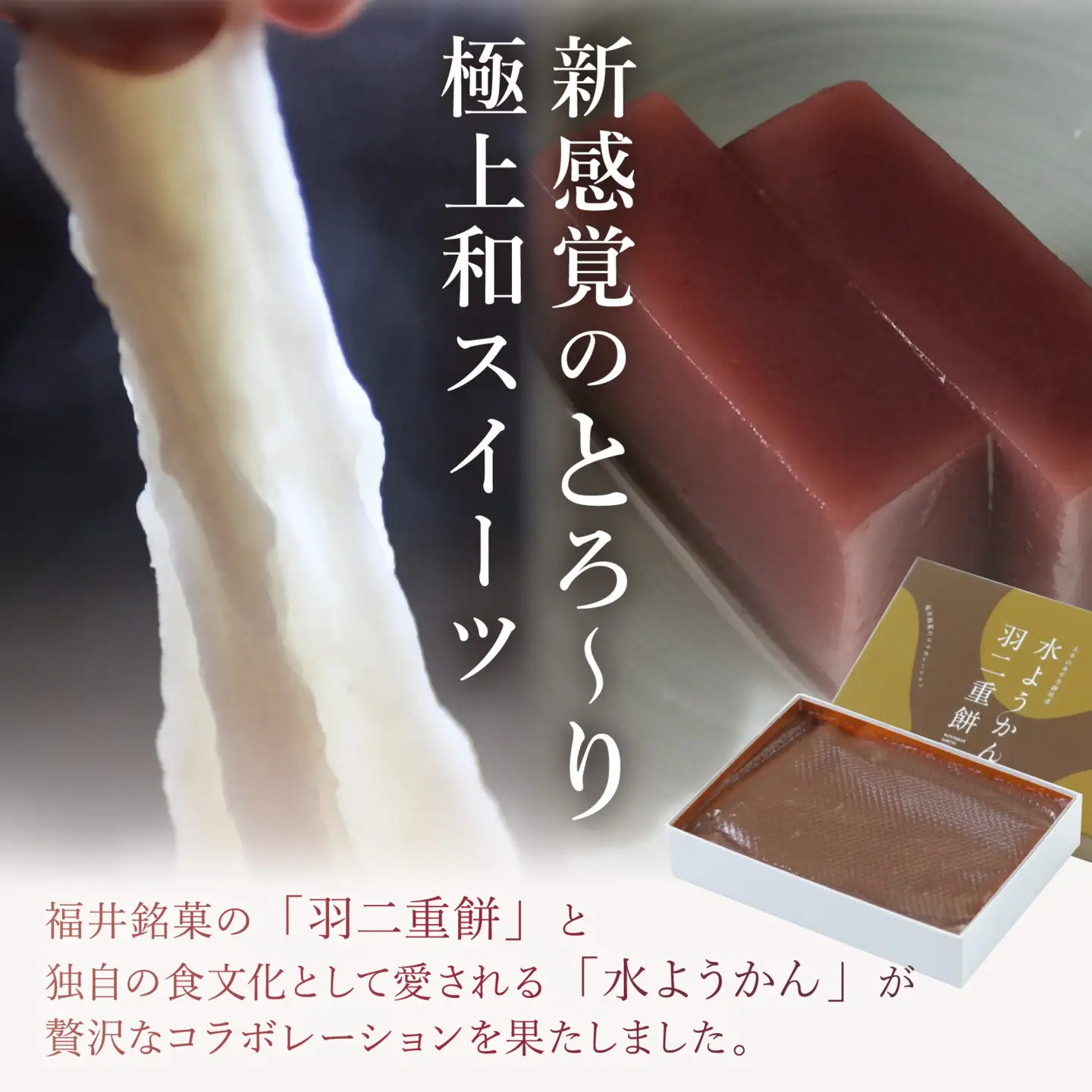 水ようかん 羽二重餅 (1箱 200ｇ)ｘ2箱