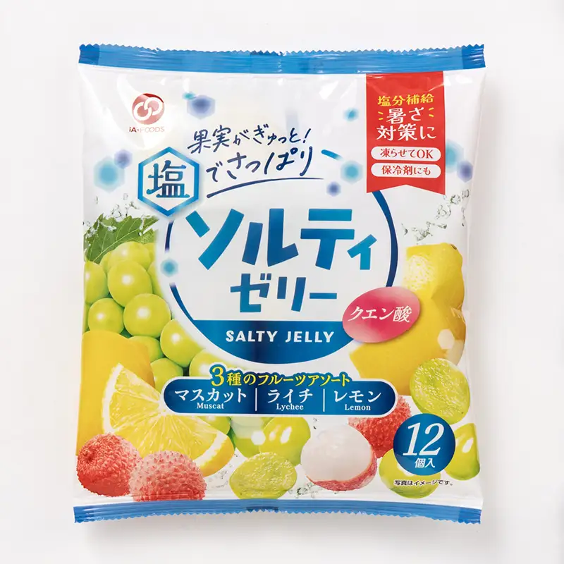 熱中症対策 ソルティーゼリー (18g×12個入)×12袋 熱中症 塩分補給 F21E-561