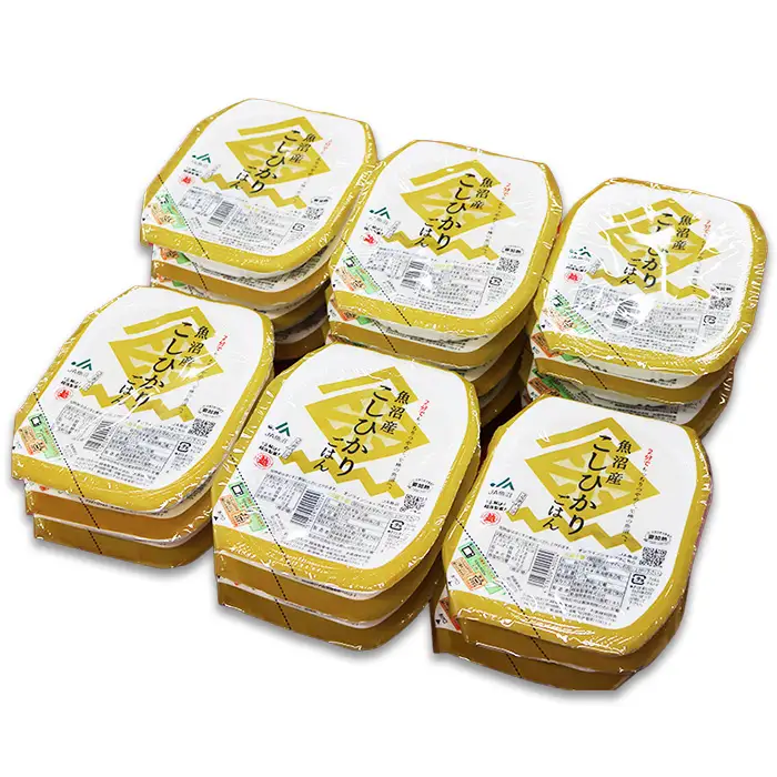 PG24A-1新潟県魚沼産コシヒカリ　パックご飯　150g×24パック