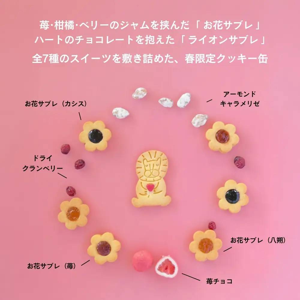 【メゾン・ド・フルージュ】季節のクッキー缶｜京都 苺スイーツ専門店 人気クッキー缶［ MAISON DE FROUGE 数量・期間限定 サブレ 苺チョコ クランベリー はっさく 贅沢 ご褒美 グルメ おすすめ 手作りクッキー ギフト プレゼント お取り寄せ 通販 送料無料 ]