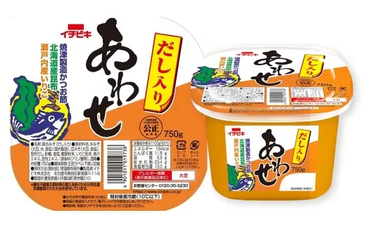 イチビキ カップみそ だし入りあわせ 750g × 8個 計6kg みそ あわせみそ 味噌 ミソ 合わせ味噌 豆みそ 米みそ 焼津製造かつお節 北海道産昆布 瀬戸内産いりこ 昆布 かつお節 いりこ 調味料 だし