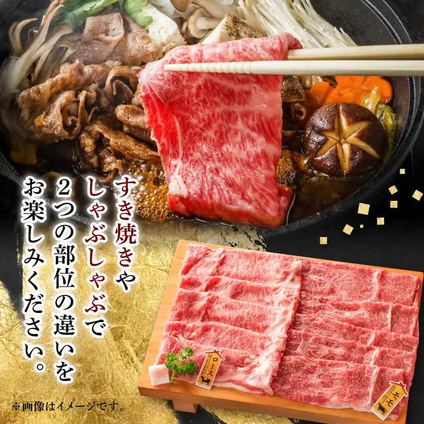 【飛騨牛】ロース、モモスライス詰め合せ 計約1kg (各種250gずつ) 岐阜県産 黒毛和牛【配送不可地域：離島】【1751214】
