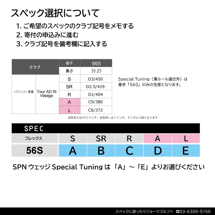 リョーマアイアンウェッジ 「RYOMA SPN Wedge Special Tuning」 単品 TourADシャフト リョーマ GOLF ゴルフクラブ
