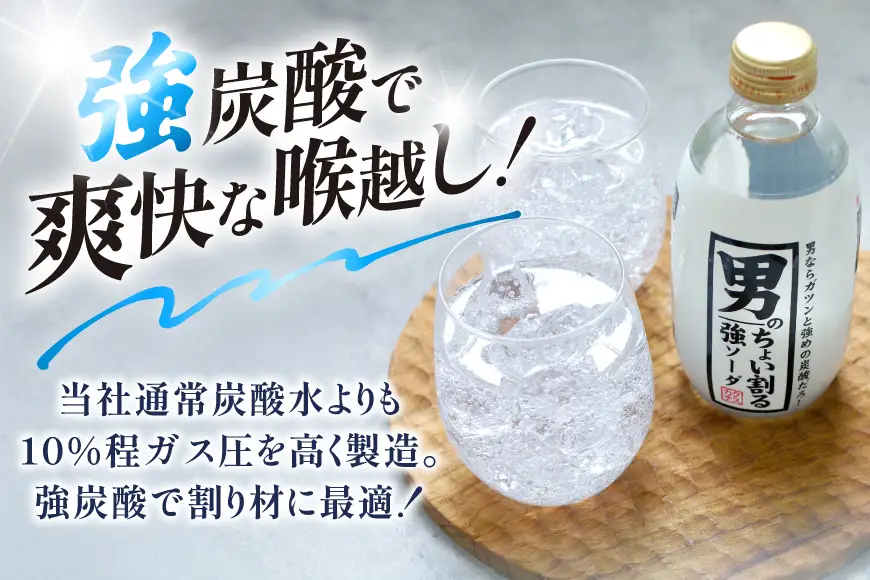 ソーダ 男のちょい割る強ソーダ 300ml × 24本