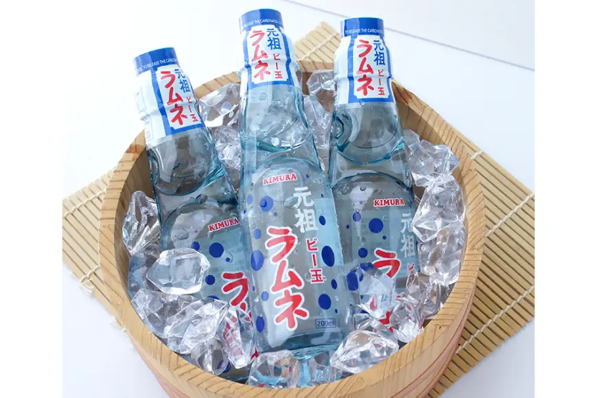 ラムネ 元祖ビー玉ラムネ 200ml × 18本
