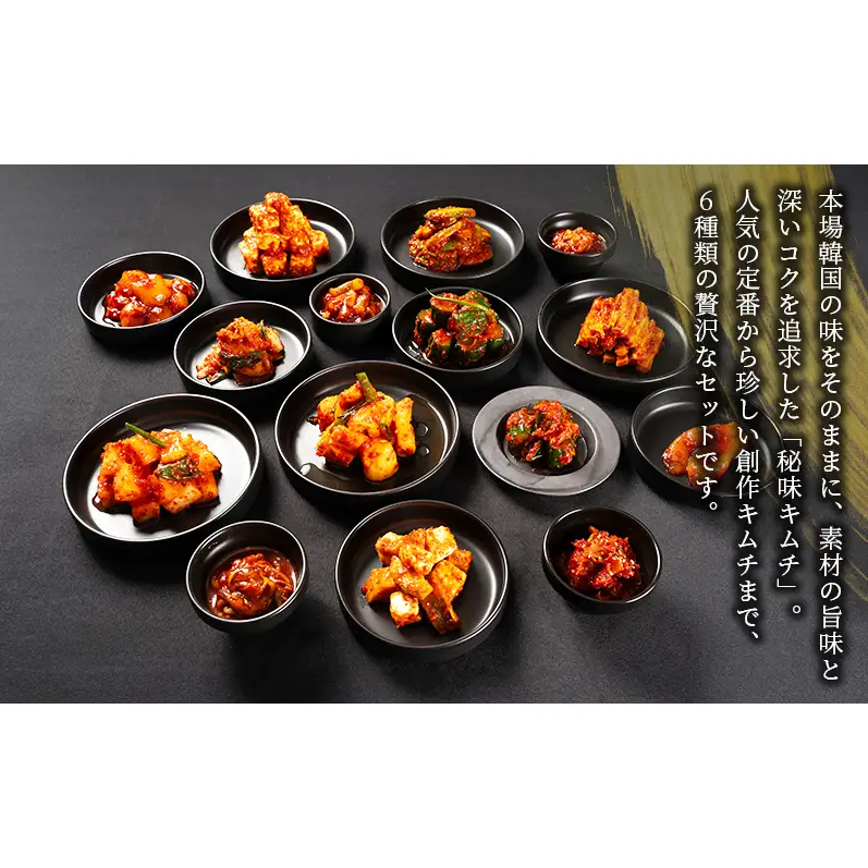 ヨンくんの秘味キムチ 定番キムチ6種セット キムチ おつまみ 韓国食材 韓国料理 静岡県 袋井市