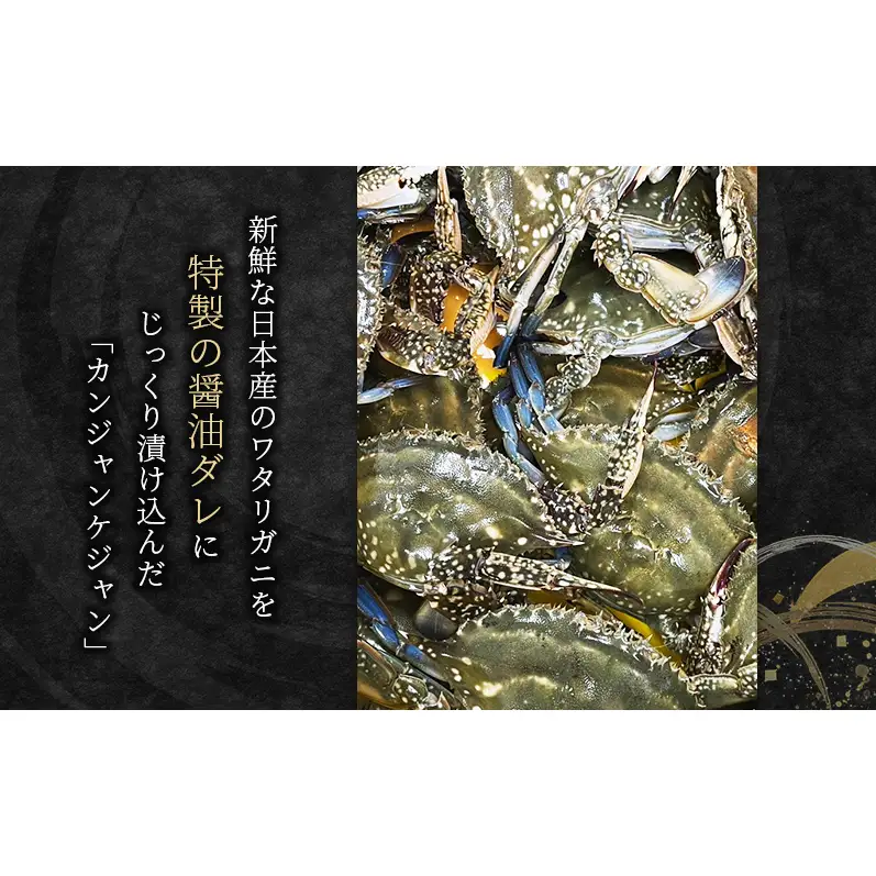 ヨンくんのカンジャンケジャン1匹 ワタリガニ カニ 韓国料理 静岡県 袋井市