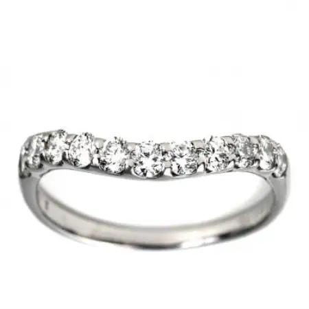 プラチナウェーブダイヤモンドリング 0.50CT R3609DI-P2 #8【配送不可地域：離島・沖縄県】【1748744】