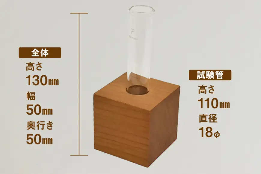 雑貨 花瓶 キューブ 一輪挿し ブラックチェリー