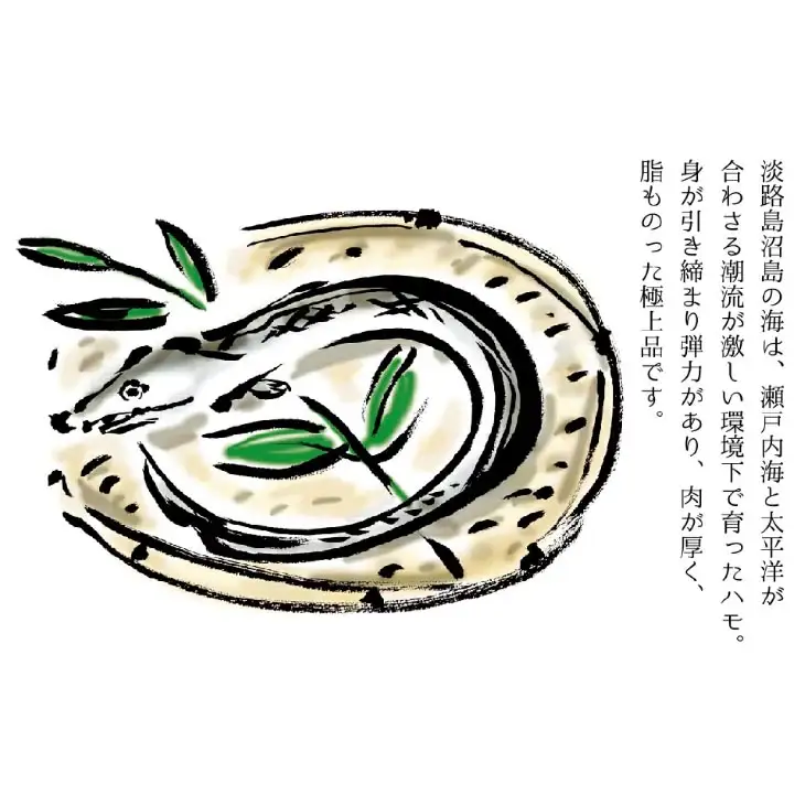 【淡路島海上ホテル】天然はもすきセット4人前　◆配送6/1～9/15